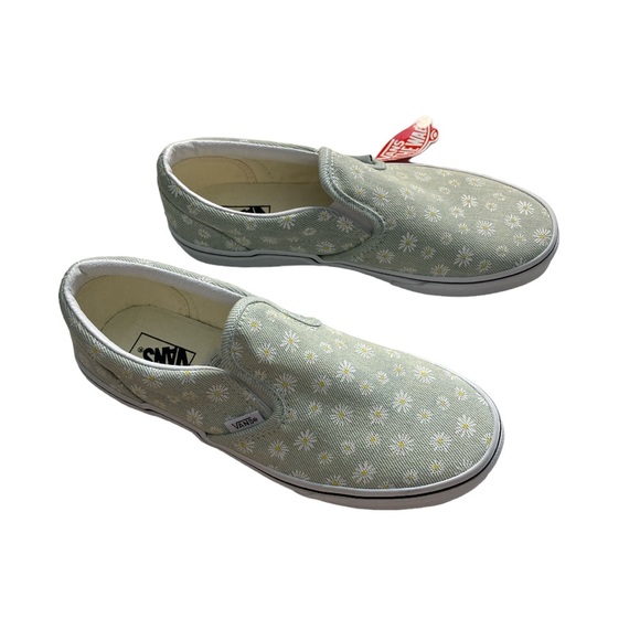 NWT Vans off the wall daisy pattern slip on sneakers 6 8 - Picture 2 of 6
